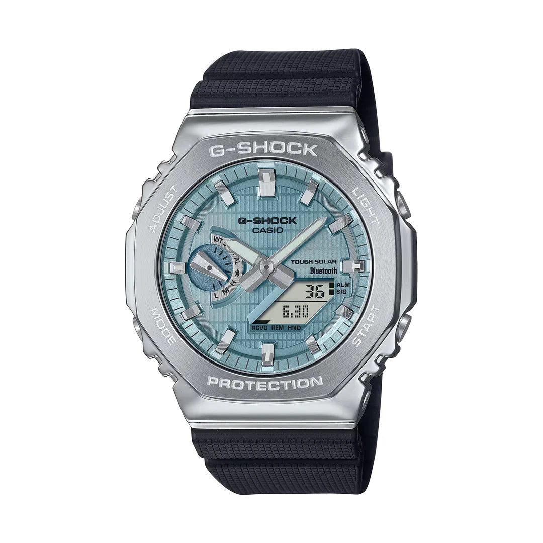 Casio G-SHOCK GBM-2100A-1A2DR Men’s Analog-Digital Watch with Bluetooth & Metal Bezel
