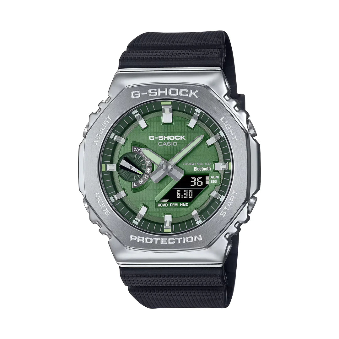 Casio G-SHOCK GBM-2100A-1A3DR Men’s Analog-Digital Watch with Bluetooth & Metal Bezel