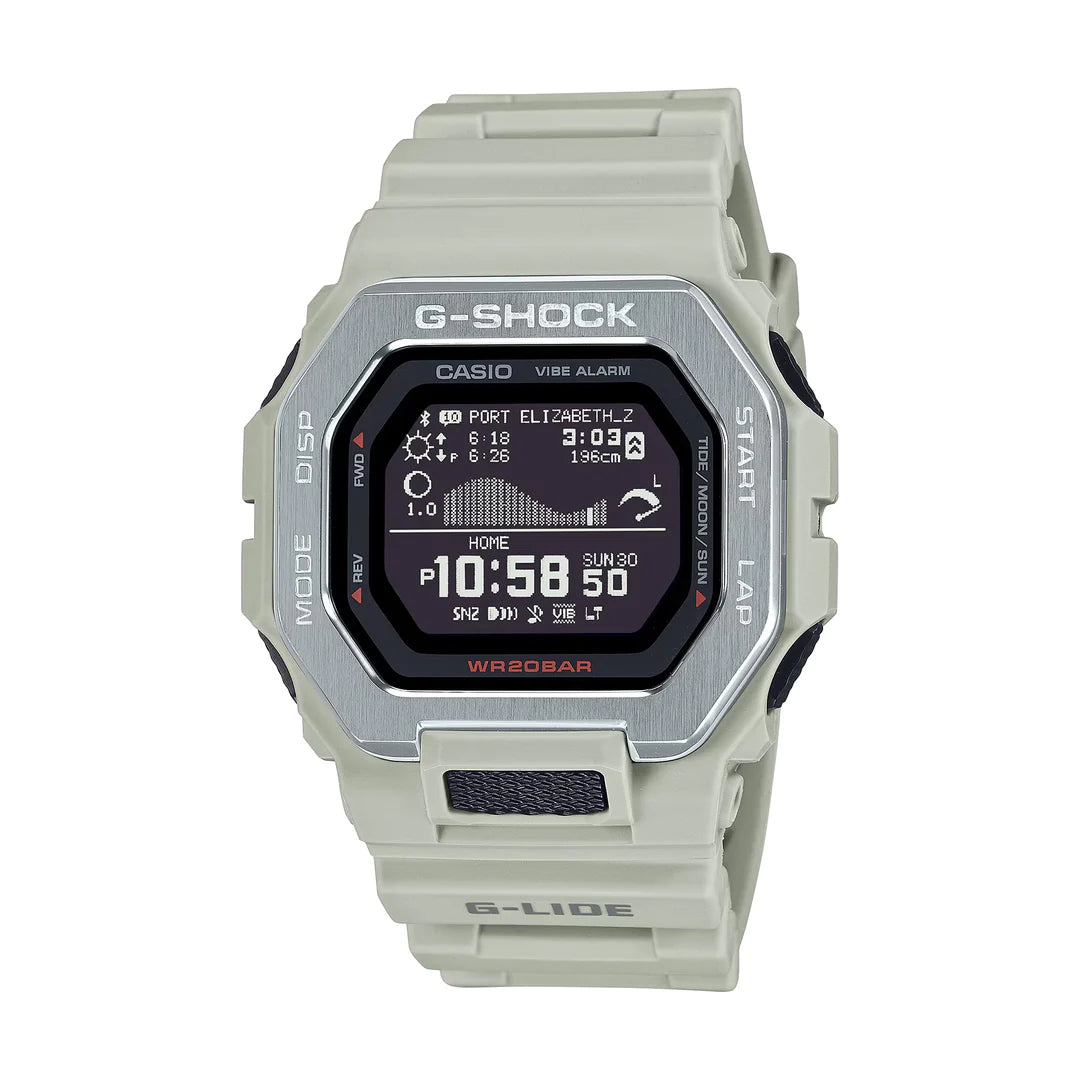 Casio G-SHOCK GBX-100-8DR Men’s Digital Watch with Tide Graph & Moon Data (Gray)