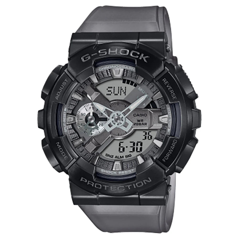 Casio G-SHOCK GM-110MF-1ADR Analog-Digital Watch – Black Metal Bezel