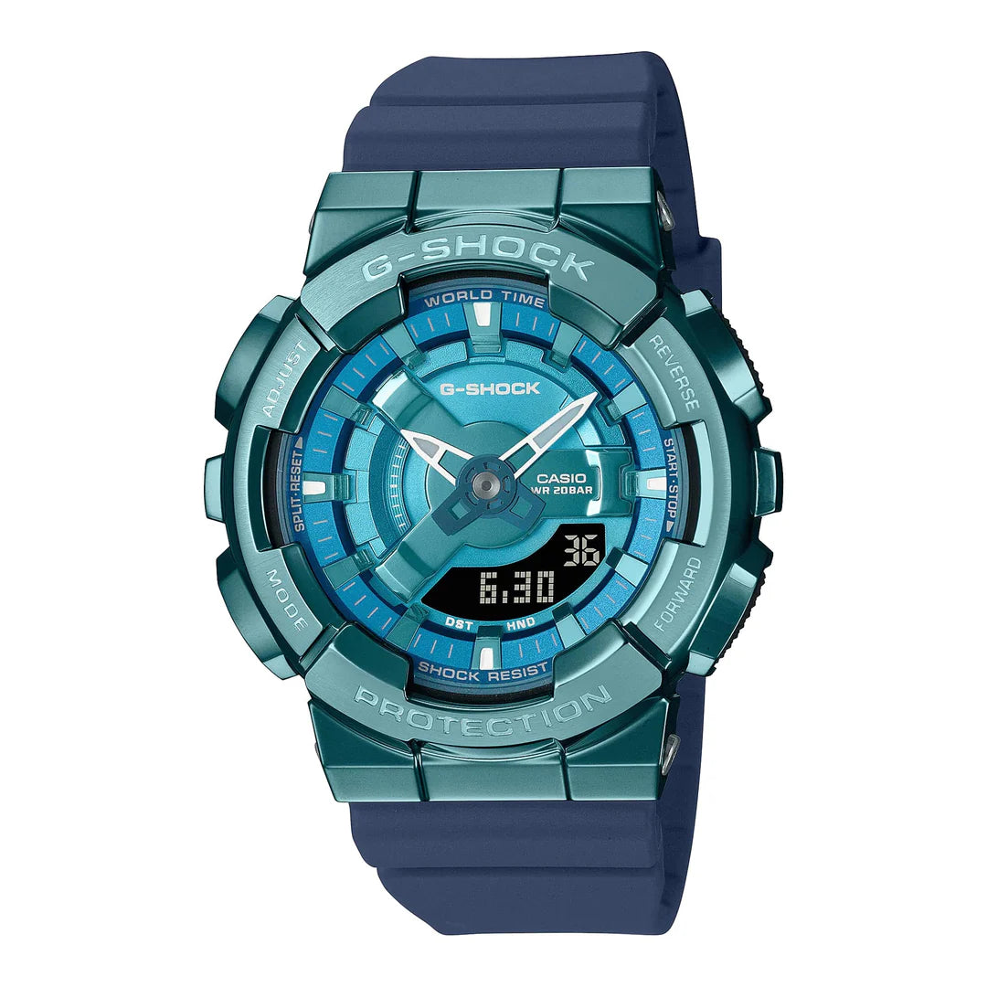 Casio G-SHOCK GM-S110LB-2ADR Analog-Digital Women’s Watch – Blue Edition