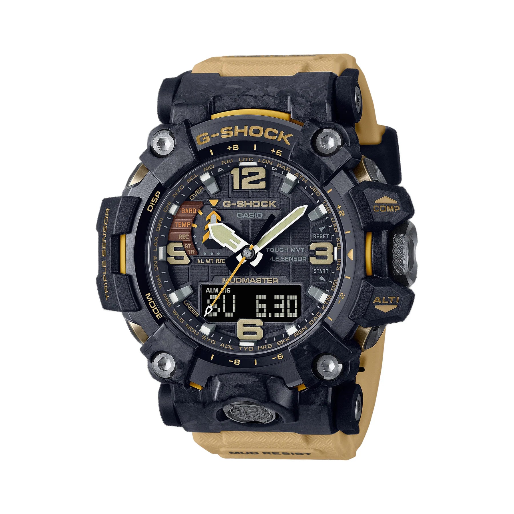 Casio G-Shock Master of G Mudmaster GWG-2000-1A5 Men's Tough Solar Triple Sensor Radio-Controlled Watch