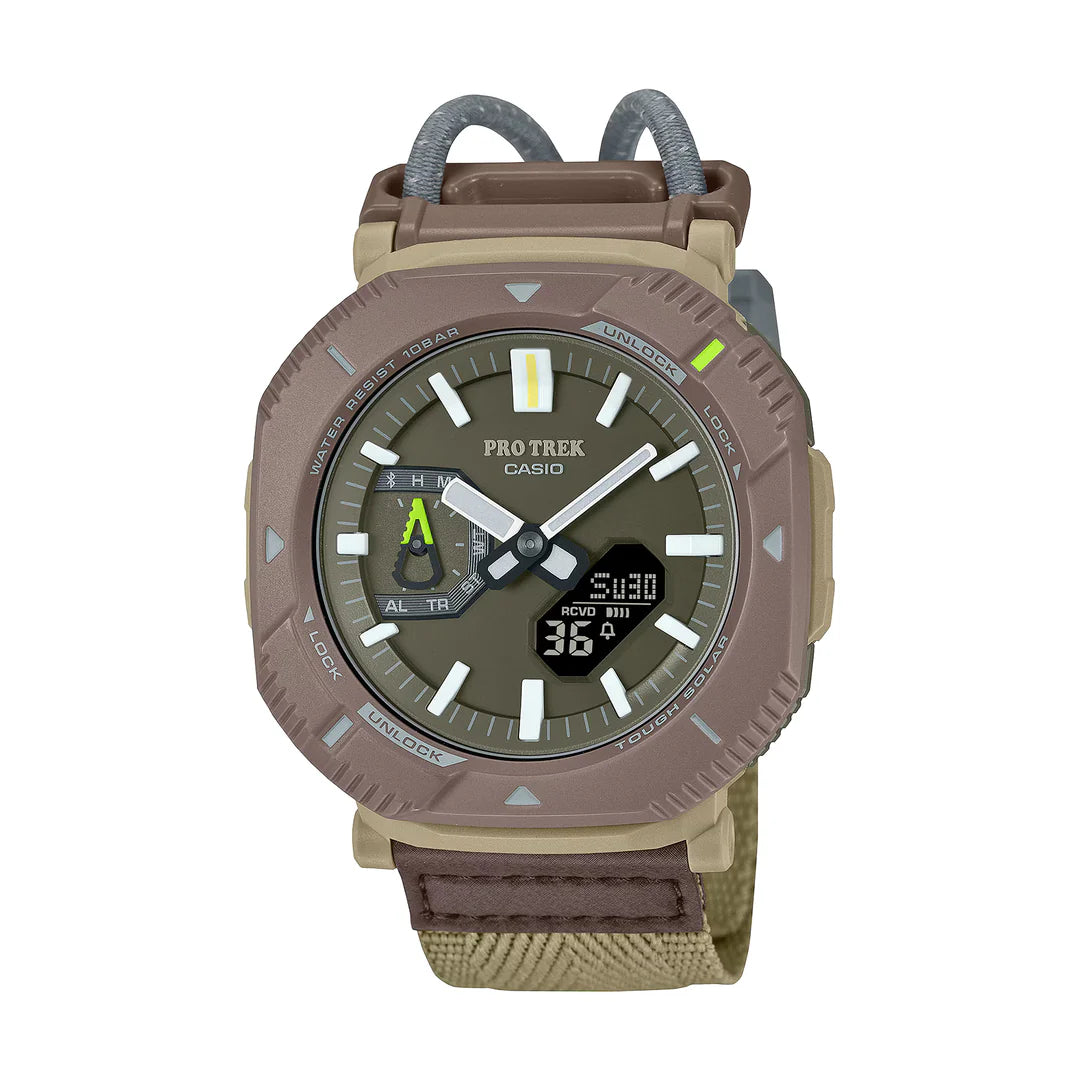Casio Pro Trek PRJ-B001B-5DR – Slim Outdoor Smart Watch with Quad Sensor & Solar Assist