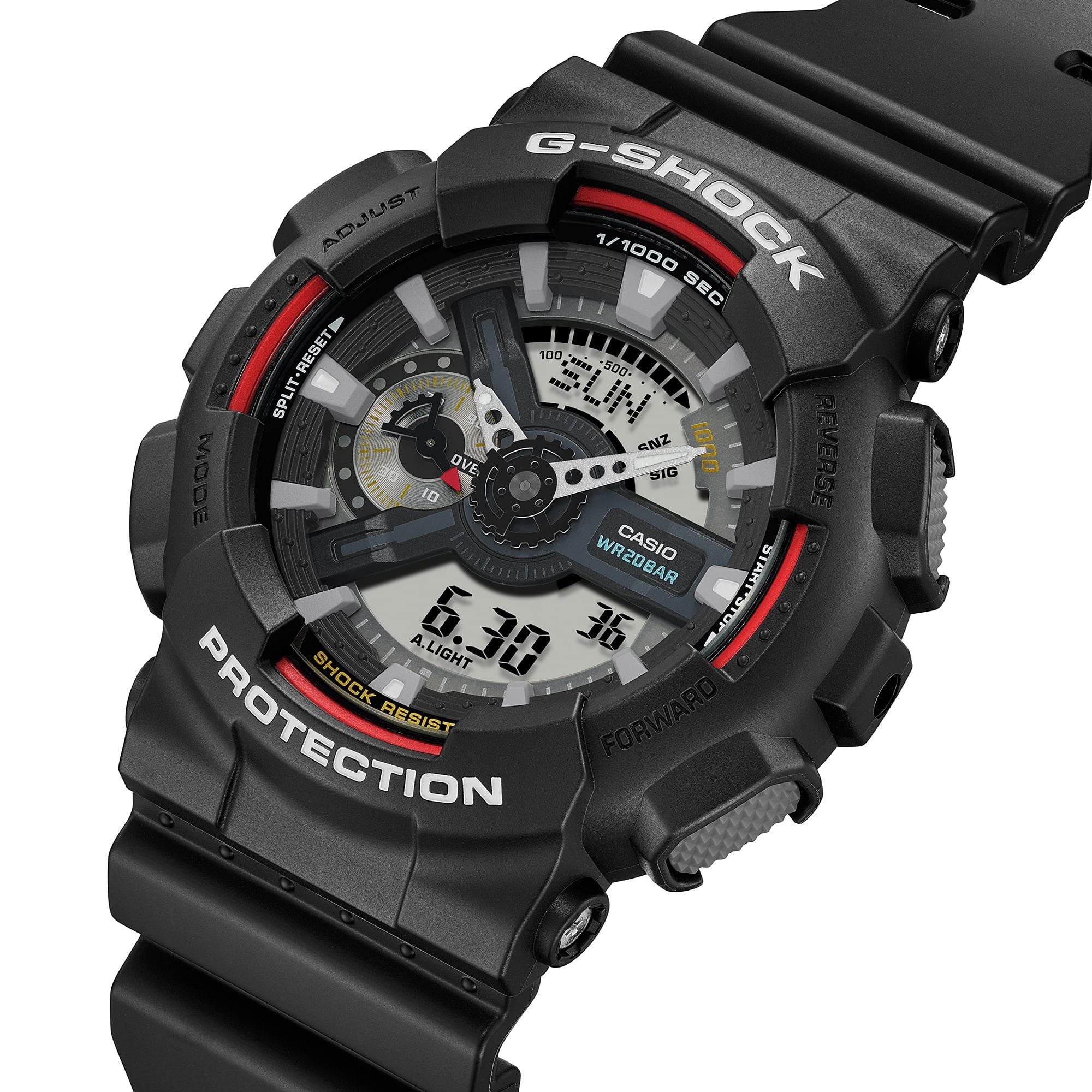 Casio G-Shock GA-110RL-1ADR Men’s Analog-Digital Watch – Shock Resistant,