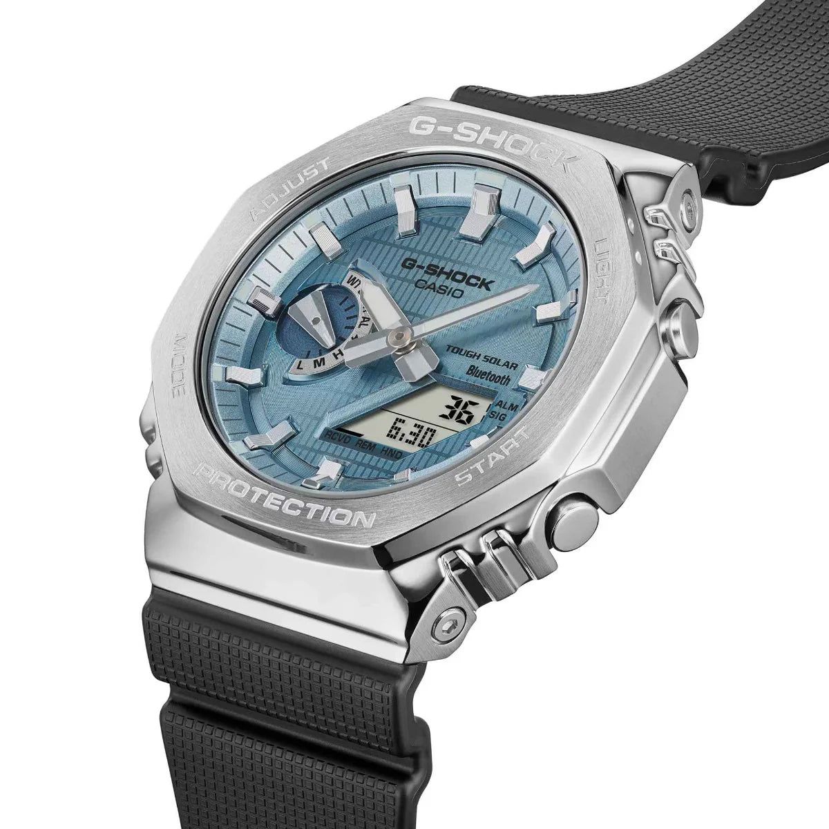Casio G-SHOCK GBM-2100A-1A2DR Men’s Analog-Digital Watch with Bluetooth & Metal Bezel