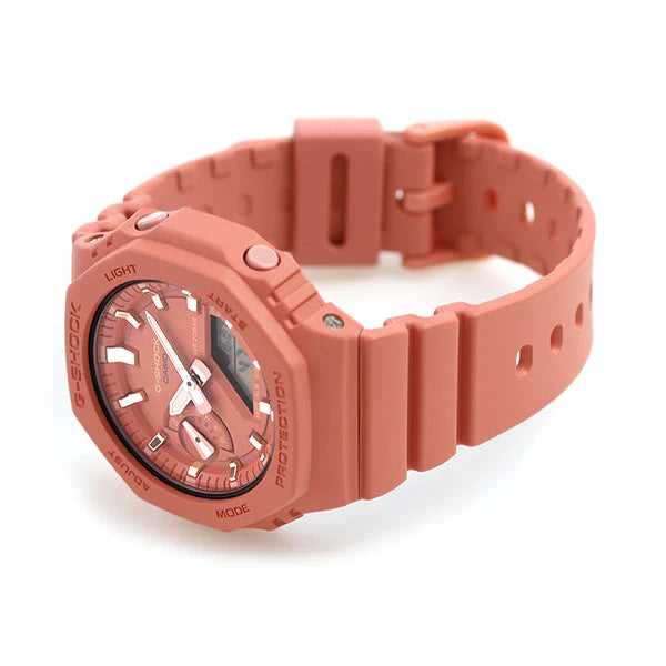 Casio G-SHOCK GMA-S2100-4A2DR | Sleek Red & Grey Digital-Analog Watch