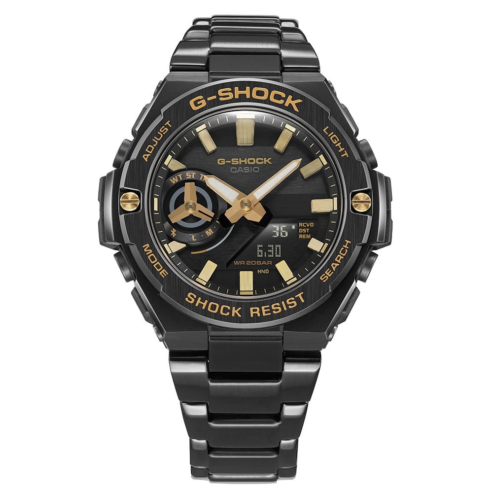 Casio G-SHOCK GST-B500BD-1A9DR | Men’s G-STEEL Bluetooth Solar Watch