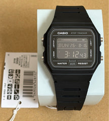 CASIO F-B100W-1BDF Men's Digital Watch – Black, Bluetooth & Step Tracker