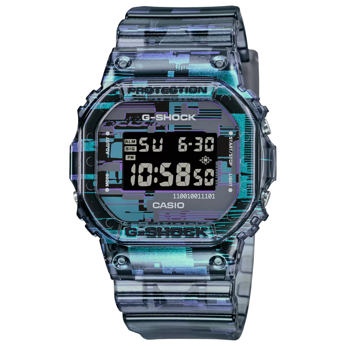 Casio G-Shock DW-5600NN-1DR – Black Neon Square Digital Watch