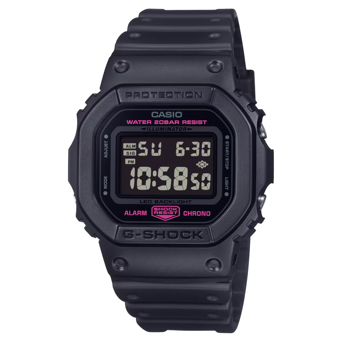 Casio G-Shock DW-5600PK-1D – Black & Pink Digital Women’s Watch