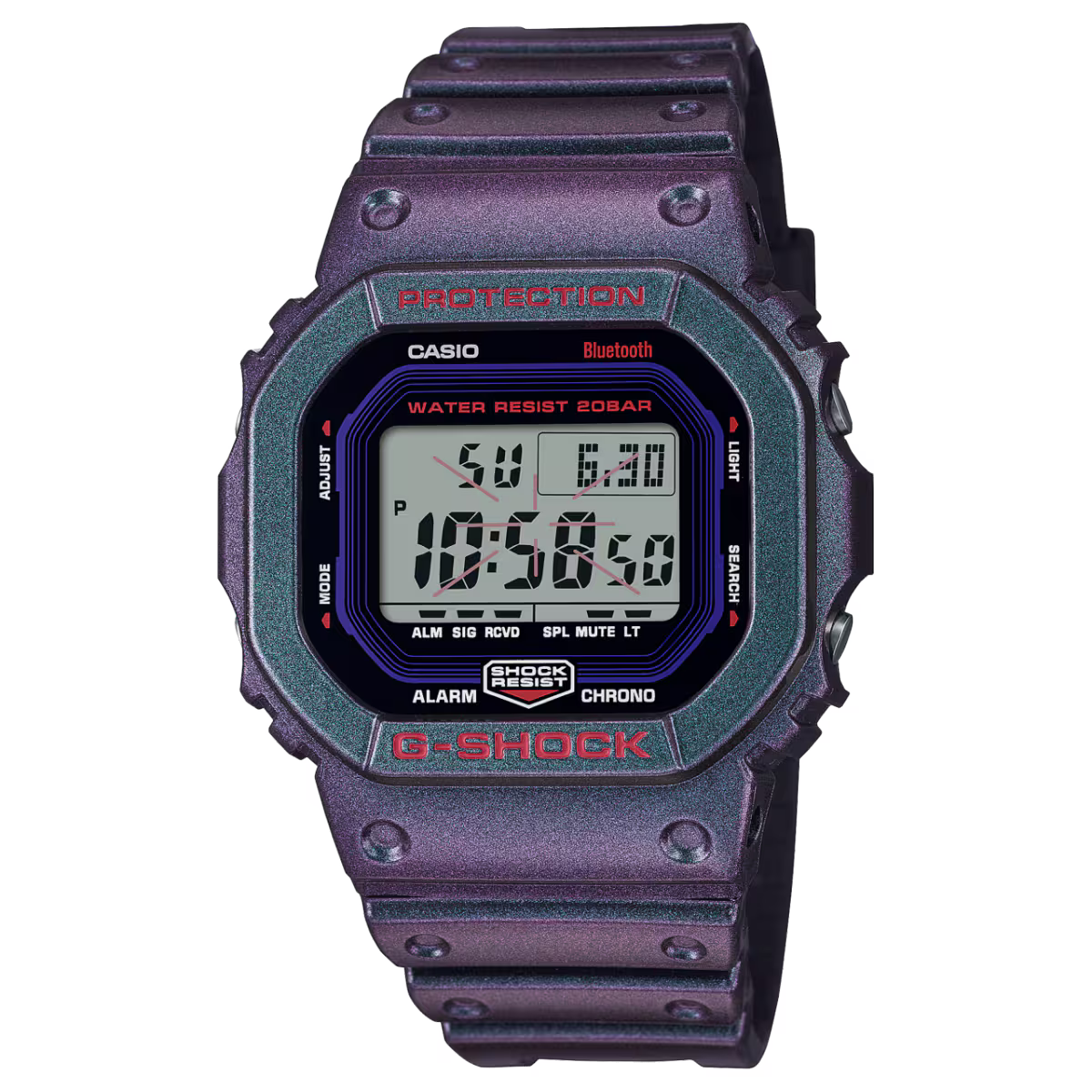 Casio G-SHOCK DW-B5600AH-6D – Aviator Heritage Digital Watch with Bluetooth