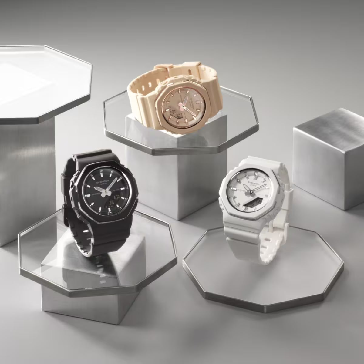 Casio G-SHOCK GMA-P2110-7ADR | Rugged, Sporty, and Sleek White Digital Watch