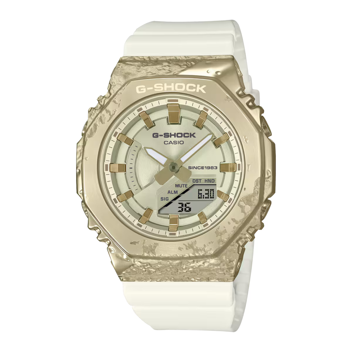 Casio G-SHOCK GM-S2140GEM-9ADR Analog-Digital Women’s Watch – Gold Edition