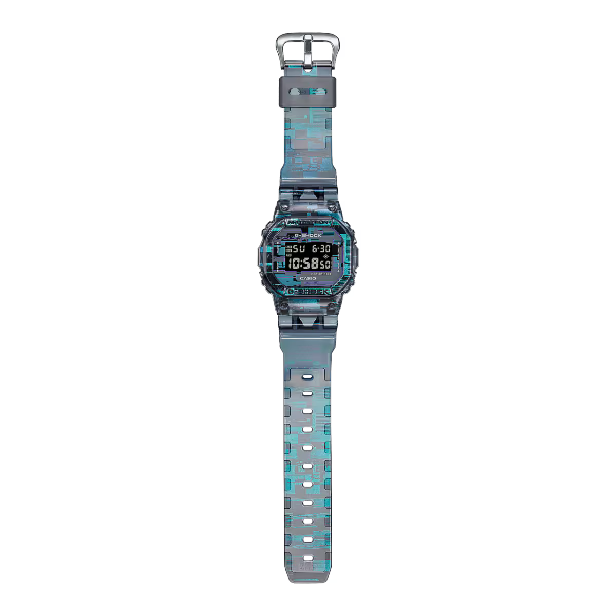 Casio G-Shock DW-5600NN-1DR – Black Neon Square Digital Watch