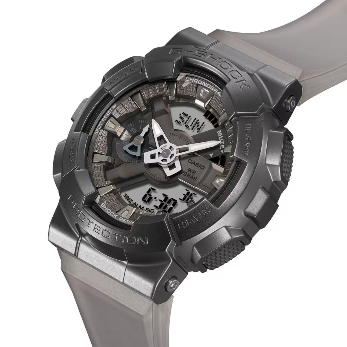 Casio G-SHOCK GM-110MF-1ADR Analog-Digital Watch – Black Metal Bezel