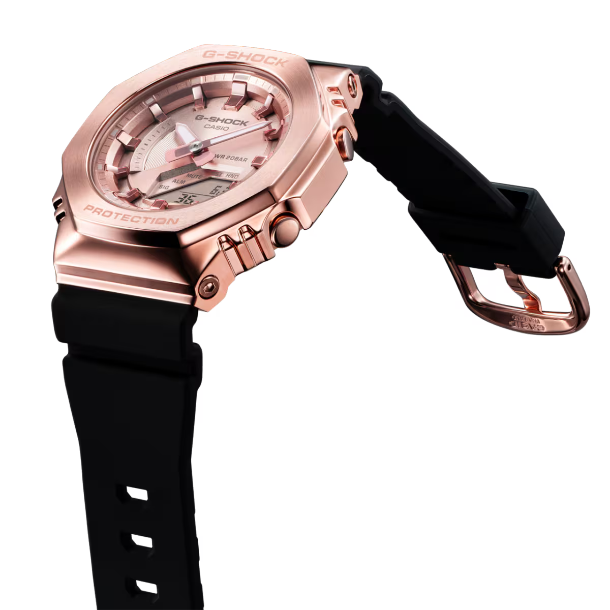 Casio G-SHOCK GM-S2100PG-1A4DR Analog-Digital Women’s Watch – Black & Pink Gold Edition