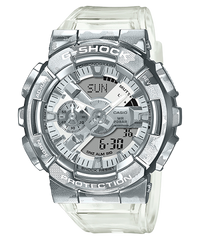 Casio G-SHOCK GM-110SCM-1ADR Analog-Digital Watch – Black Metal Bezel