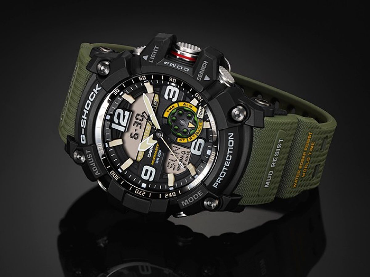 Casio G-SHOCK Mudmaster GG-1000-1A3 Analog-Digital Watch  Mud Resistant, Twin Sensor, 200M