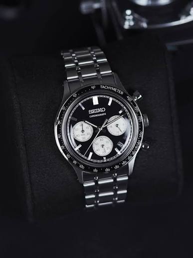 Seiko SSB479P1 Black Dial Men's Chronograph Quartz Watch