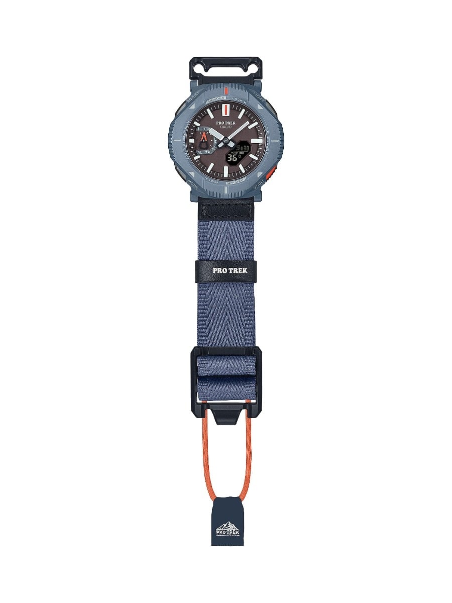 Casio PRO TREK PRJ-B001B-2DR Solar Men’s Watch – Blue Resin, Tough Solar, Bluetooth Outdoor Watch