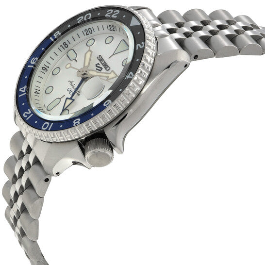 Seiko SSK033K1 GMT Automatic Watch – Stainless Steel, Dual Time