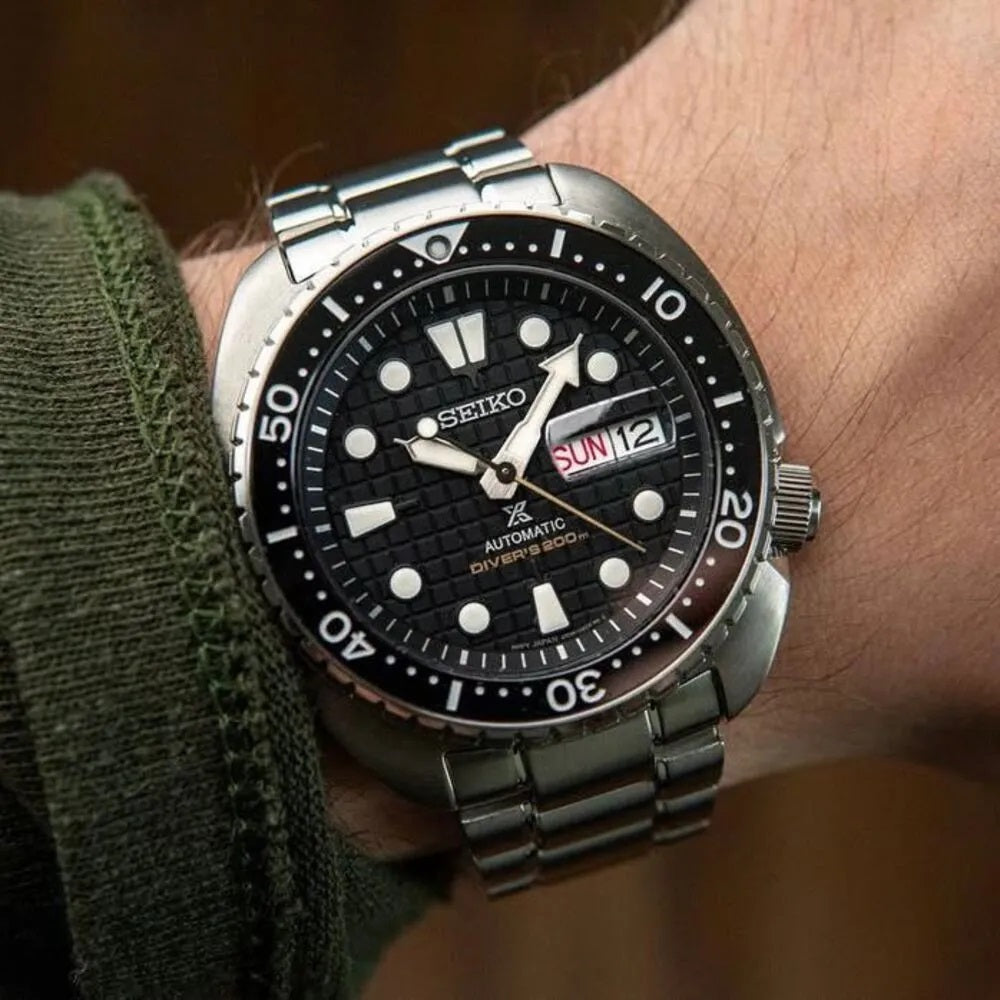 Seiko 5 Sports SRPE03K1 Automatic Black Dial Stainless Steel Watch