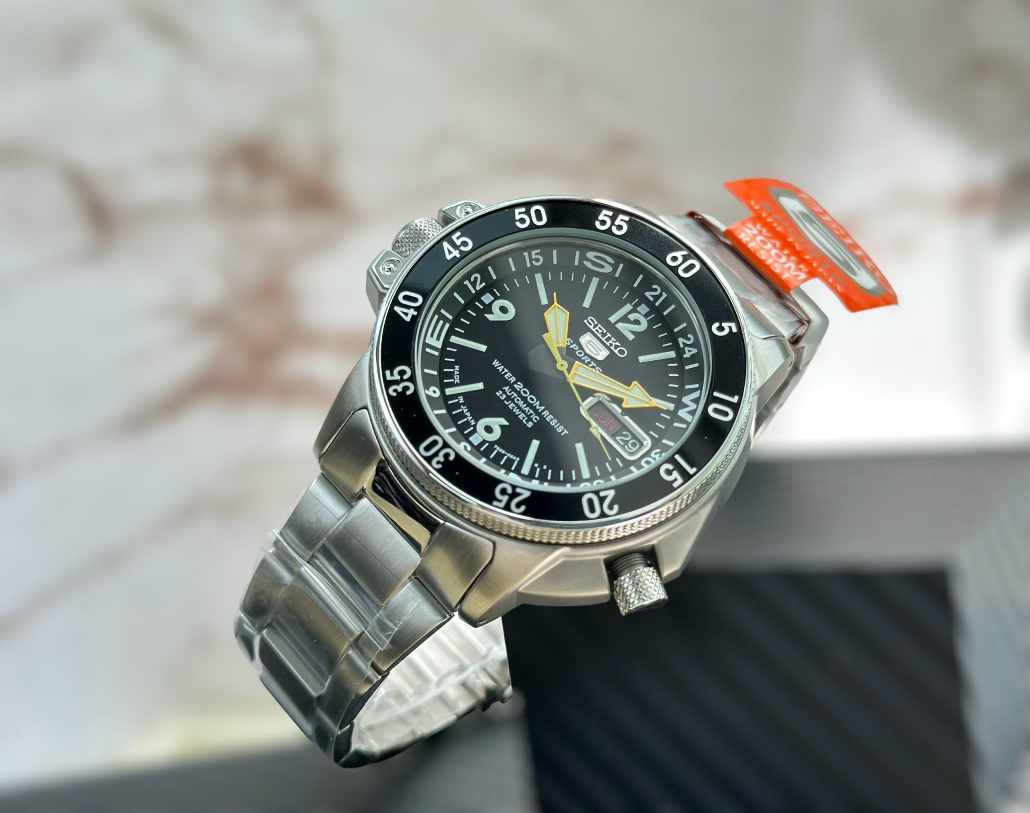 Seiko SKZ211J1 Automatic Diver Style Men’s Watch – 200M Water Resistant, Japan Made
