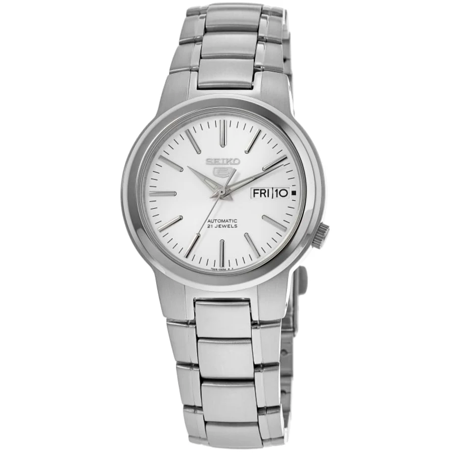 Seiko Men's Automatic Watch, Analog Display And Stainless Steel Strap SNKA01K1