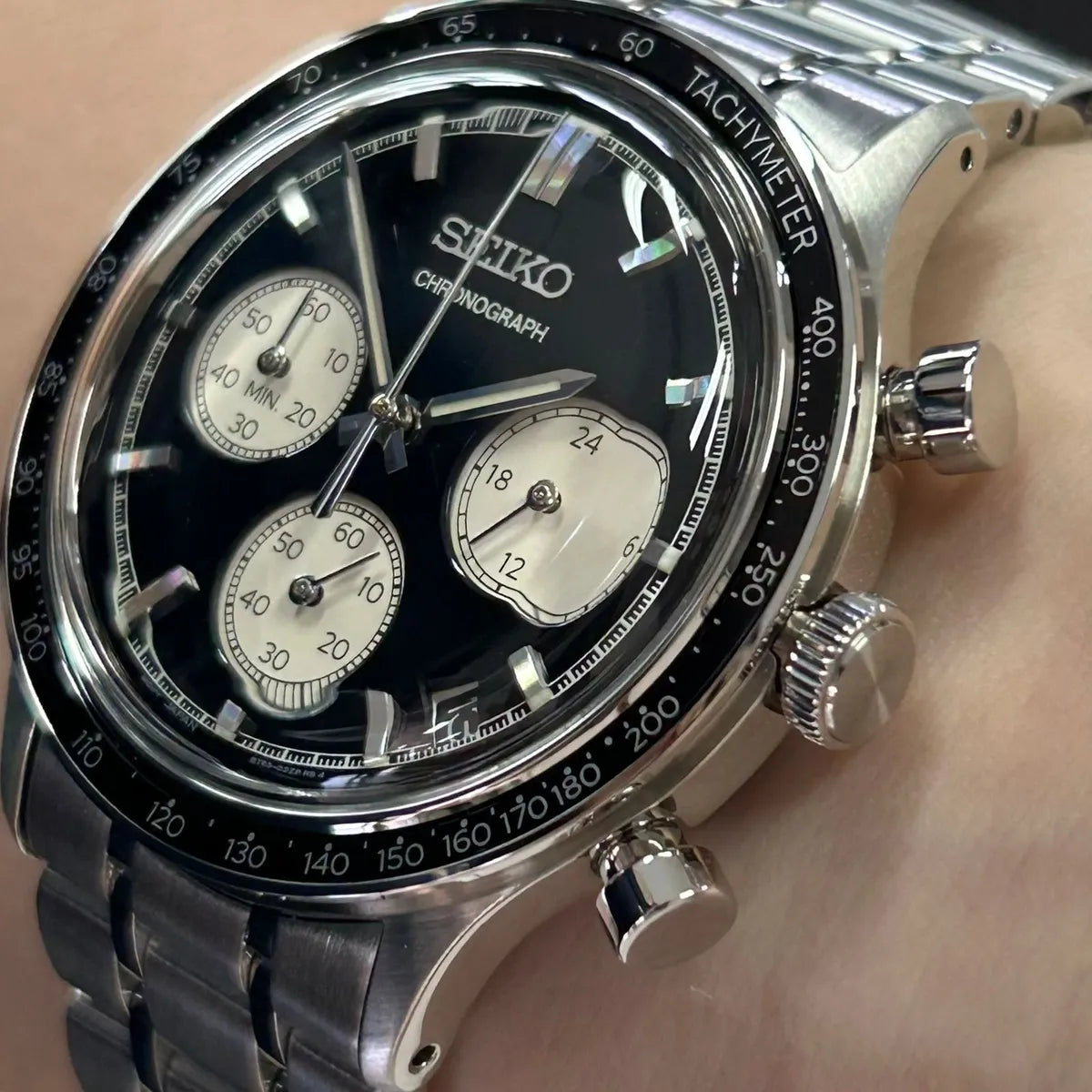 Seiko SSB479P1 Black Dial Men's Chronograph Quartz Watch