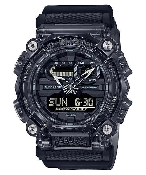 Casio G-SHOCK GA-900SKE-8ADR – Transparent Skeleton Industrial Digital-Analog Watch