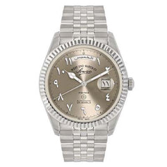 West End Watch Co. Men's The Classics Automatic Watch 41mm - Grey Arabic Dial