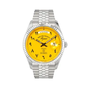 West End Watch Co. Men's The Classics Automatic Watch 41mm - Yellow Arabic Dial